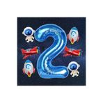 Parti Station Uzay Lacivert 2 Yaş Doğum Günü Balon Set PS-UZAY-X