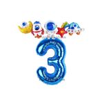 Parti Station Uzay Lacivert 3 Yaş Doğum Günü Galaksi Balon Set PS-UZAY-L