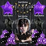Parti Station Wednesday Balon Set Wednesday Addams Balon Wednesday Konsept Doğum Günü Parti Balon Set