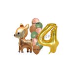 Parti Station Woodland Geyik Gold 4 Yaş Balon Set PSCEYL-1