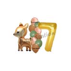 Parti Station Woodland Geyik Gold 7 Yaş Balon Set PSCEYL-1