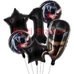 Parti Station Zehirli Öfke Venom 1 Yaş Doğum Günü Balon Set Venom Tema Doğum Günü Parti Balon Set