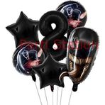 Parti Station Zehirli Öfke Venom 8 Yaş Doğum Günü Balon Set Venom Tema Doğum Günü Parti Balon Set