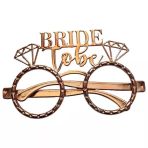 Parti Sürprizi Bride To Be Bekarlığa Veda Rose Gold Tek Taşlı Gözlük 1 Adet