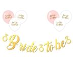 Parti Sürprizi Bride To Be Gold Balonlu Set