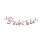 Parti Sürprizi Bride To Be Kaligrafi Banner Rose Gold Ile Bekarlığa Veda