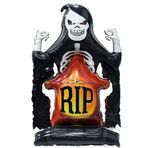 Parti Sürprizi Halloween Cadılar Bayramı Şişme Ayaklı Mezar Taşı Folyo Balon