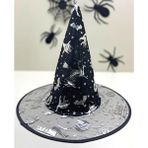 Parti Sürprizi Halloween Cadılar Bayramı Yetişkin Gümüş Renk Şapka