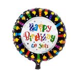 Parti Sürprizi Happy Birthday Mumlu Folyo Balon