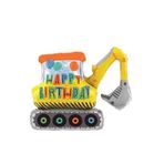 Parti Sürprizi İnşaat Teması Büyük Excavator Folyo Balon 1 Adet