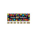 Parti Sürprizi Işıltılı Balonlar Rakam Stickerlı Dev Afiş
