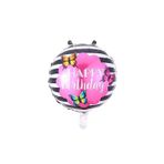 Parti Sürprizi Kelebek Happy Birthday Folyo Balon 1 Adet