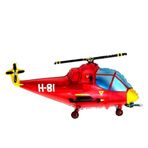 Parti Sürprizi Kırmızı Helikopter Şekilli Folyo Balon 1 Adet