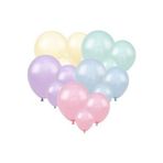 Parti Sürprizi Makaron Karışık Renk 10 Lu Latex Balon
