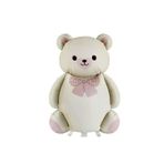 Parti Sürprizi Retro Krem Sevimli Ayı Balon Büyük Teddy Bear Folyo Balon
