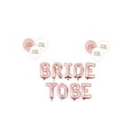 Parti Sürprizi Rose Gold Bride To Be Folyo Balon Seti
