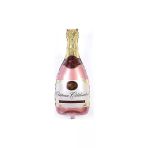 Parti Sürprizi Rose Gold Şampanya Şişesi Şekilli Folyo Balon