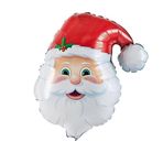 Parti Sürprizi Yılbaşı Partisi Şapkalı Noel Baba Folyo Balon 1 Adet