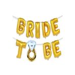 Parti Sürprizi Yüzüklü Bride To Be Yazı Folyo Balon