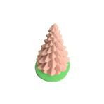 PARTİ VİTRİNİ Çam Ağacı Şeklinde Silikon Mum Kalıbı 6x6x10 Cm