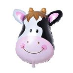 PARTİ VİTRİNİ İnek Kafası Safari Folyo Balon 68 x 46 Cm