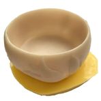PARTİ VİTRİNİ Lale Figürlü Kase Silikon Mum Kokulu Taş Ve Beton Kalıbı 7x7x3.5 Cm