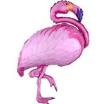 PARTİ VİTRİNİ Pembe Flamingo Folyo Balon 51 x 105 Cm