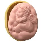PARTİ VİTRİNİ Şamdan Şeklinde Silikon Mum Kokulu Taş Ve Beton Kalıbı 5.5x5.5x10 Cm
