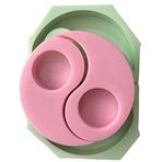 PARTİ VİTRİNİ Yin Yang Şeklinde Tealight Silikon Mum Kalıbı