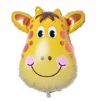 PARTİ VİTRİNİ Zürafa Kafası Safari Folyo Balon 46 x 63 Cm