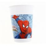 PartiBulutu 200 cc 8'li Spiderman Savaşçı Plastik Bardak
