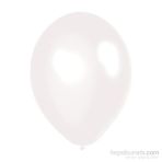 PartiBulutu Metalik Beyaz Parti Balonu