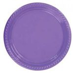 Partici 22 cm Lila Plastik Tabak