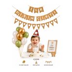 Partifabrik İlk Dişim Çıktı Diş Partisi 4 Parçalı Duvar Süsü Şapka Balon