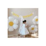 Partifabrik Papatya Temalı Parti Seti 3 adet balon 1 adet happy birthday