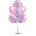 Partifabrik Standlı Lila-pembe Balon Demeti