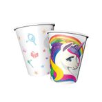 Partifabrik Unicorn Renkli Karton Bardak