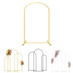 Partiler için Düğün Kemeri Arka Plan Standı 1x4ft 2x5ft 0.8x1.8 m 1.0x6ft 1.2x2.2 m Sağlam Dekoratif Kemerli Balon Kemer Çerçevesi (Altın, 50x120 cm/1.6x3.9ft)