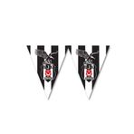 PartiVakti Beşiktaş Lisanslı Üçgen Bayrak Afiş