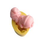 Partivitrini Uyuyan Bebek Şeklinde Silikon Pasta ve Seker Hamuru Kalibi 6x3x3 cm