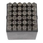 Partner PT03045 8 mm 36 Parça Çelik Harf ve Rakam