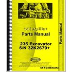 Parts Manual Caterpillar 235 Excavator S/N 32K2679 +