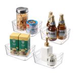 Party Club of America Temizle buzdolabı organizatör kutuları kiler depolama kapları aperatifler için şeffaf plastik kutular organize buzdolabı aperatif organizatör kiler raf mutfak depolama