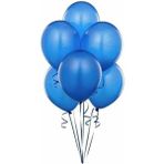 Party Fantasy Metalik Lacivert Balon 40 Adet 12 Inc Lateks Balon