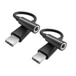 PartyKindom 4 Adet Adaptörü Usb Kulaklık Adaptörü Usb'den 3,5 Mm'lik Jaka Aux Adaptörüne Usb c Kulaklık Dönüştürücü Jak Adaptörü C Tipi Kulaklık Adaptörü Bağlayıcı Cep Telefonu Tpu