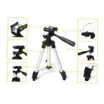 PartyKindom Teleskop Sehpası Kamera Yatağı Kamera Üçayağı 3 Bölümlü Ayaklı Tripod Sehpası Alüminyum Alaşımlı Tripod Standı Ayarlanabilir Tripod Standı Balıkçı Lambası Telefon