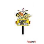 PartylandTR Taş Devri ( The Flintstones ) Temalı Karton Pasta Süsü