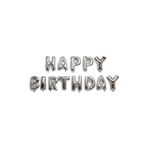 PartyMode Gümüş Happy Bırthday Set Balon 40 Cm