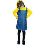 Partypark Minion Kız Kostümü (10-12 Yaş) - 10 - 12 Yaş - Mavi - Sarı