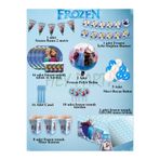 PartyPoo Frozen Elsa Doğum Günü Parti Seti Malzemeleri - 16 Kişilik Elsalı Karlar Ülkesi Parti Süsleri